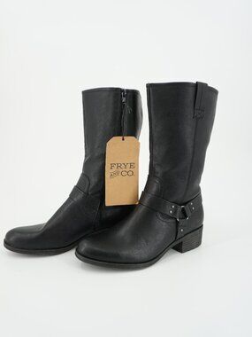 Share Frye & Co. Eveline Faux Leather Boot Mid Calf Women's Size 9.5
